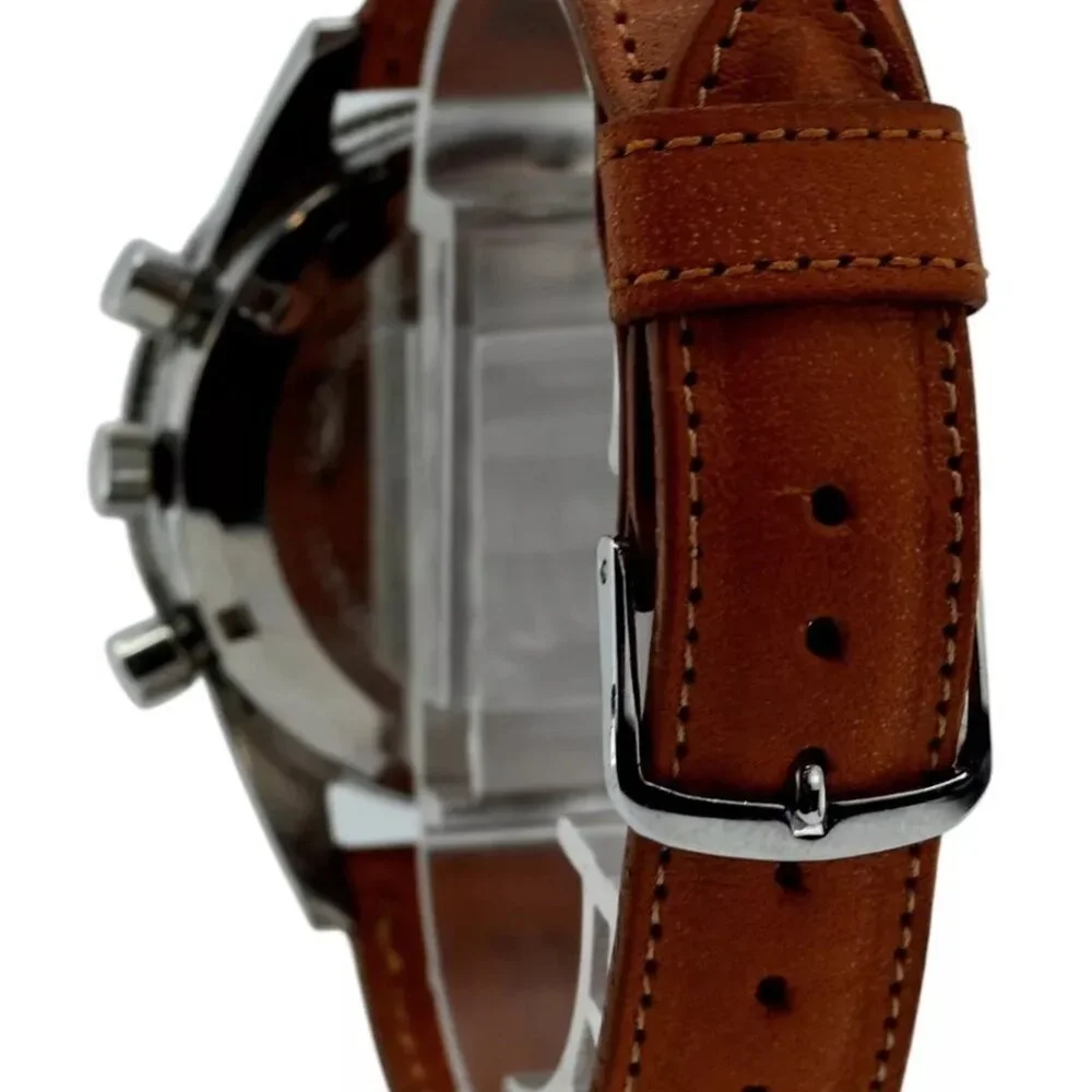 Vintage 1960's Paul Portinoux 39mm Mechanical 17J Chronograph Watch Valjoux 7736